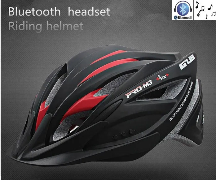 GUB M3 Bicycle Helmet Intelligent Bluetooth Headset In Mold Unisex