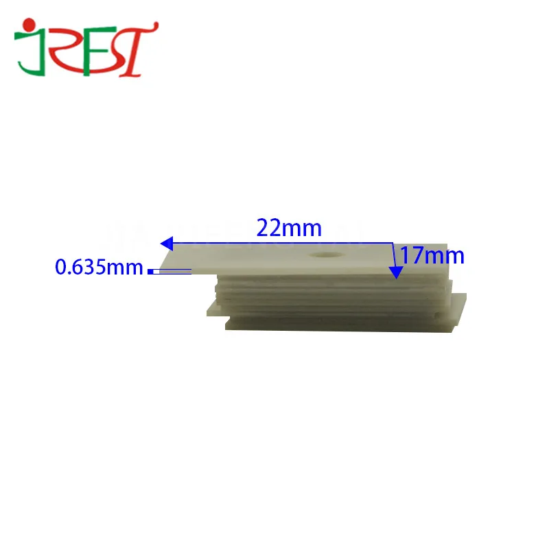 ALN изолятор охлаждающая подставка до-247 0,635 мм* 17 мм* 22 мм нитрид алюминия керамика с отверстием 3,7 мм