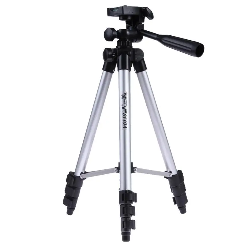 

Professional Tripod Unversal Aluminum Alloy Camera Stand Stabilizer Adjustable with Hydraulic Ball Head 1/4 Screw Mount Adapter