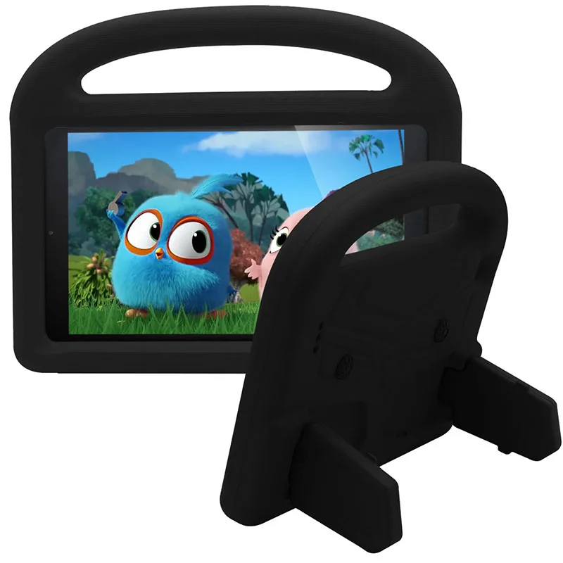 

EVA Cover Kids Safe Shockproof Case with Handle and Kickstand for Amazon Kindle Fire 7 2015 2017 Tablet Universal+Stylus