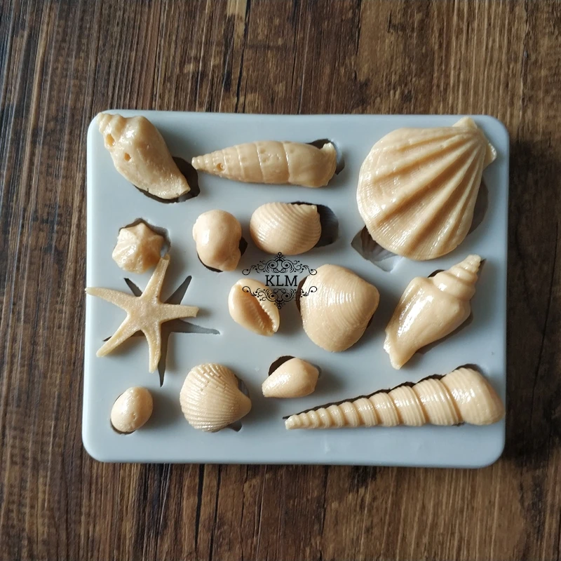 Abalone Sea Shell silicone mold fondant cake decorating APPROVED FOR FOOD