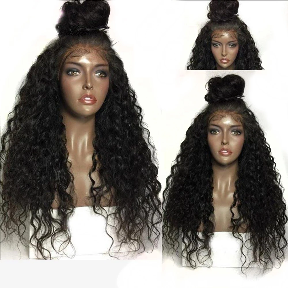 

Eversilky 360 Lace Frontal Wig For Women Pre Plucked Natural Hairline 10"-26" Brazilian Remy Hair Wig Curly Human Hair Wigs