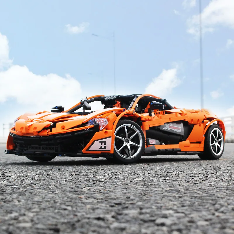 

20087 Technical Car The MOC-16915 McLaren P1 Motor Function Car Set Building Blocks Bricks App RC Kid Christmas Toy