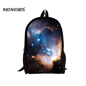 

INSTANTARTS 2018 Newest Children School Bags 3D Colorful Starry Sky Printing Primary Schoolbag Casual Bookbags for Junior Kids