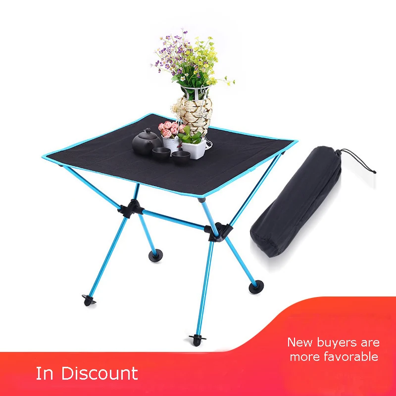 

Camping portable leisure table Oxford cloth aviation aluminum alloy light picnic barbecue table outdoor folding table FC0057