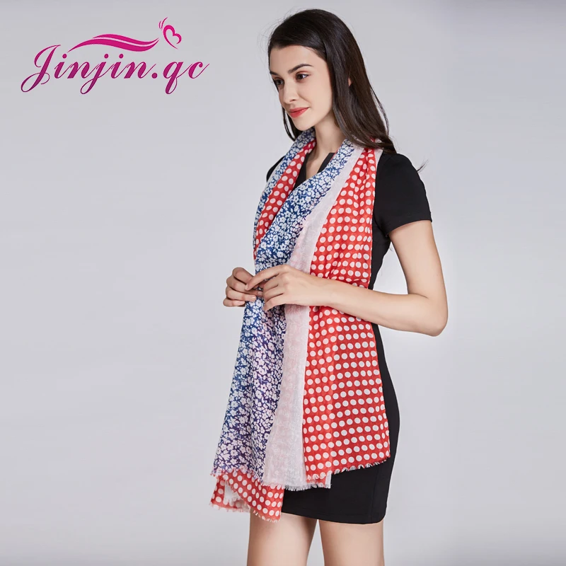 

Jinjin.QC 2019 New Fashion Women Floral Scarf Winter Scarves and Shawls Bandana Echarpe Foulard Femme Muslim Hijab Drop Shipping