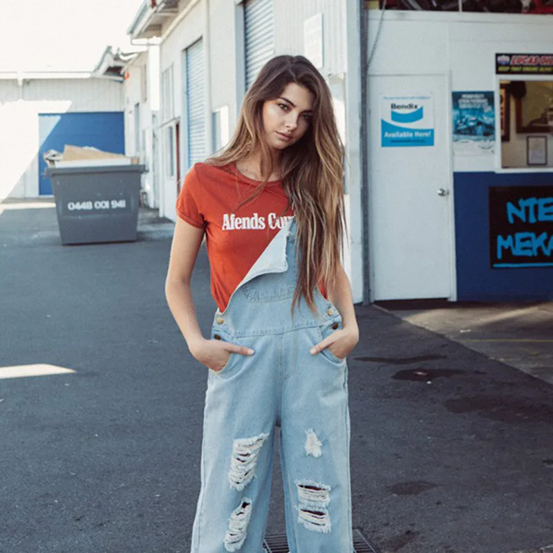 

HXJJP2019 Spring and Summer Fashion Buttons with Jeans and Women's Distressed Vintage Plus Size High Waist Jeans