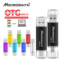 Флеш-накопитель Usb OTG3.0 с вращением, 128 ГБ, 64 ГБ, 32 ГБ, 16 ГБ, OTG, высокоскоростной флеш-накопитель 32 ГБ для телефона, USB3.0, карта памяти с реальным объемом