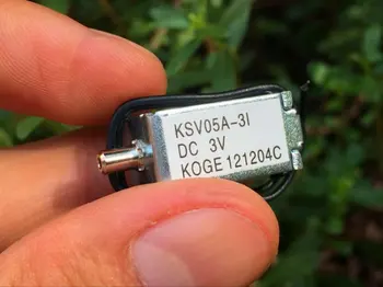 

KOGE KSV05A DC 3V Micro Electric Solenoid Valve Mini Air Gas Valve Normally Open Type N/O for Medical Blood Pressure Monitor