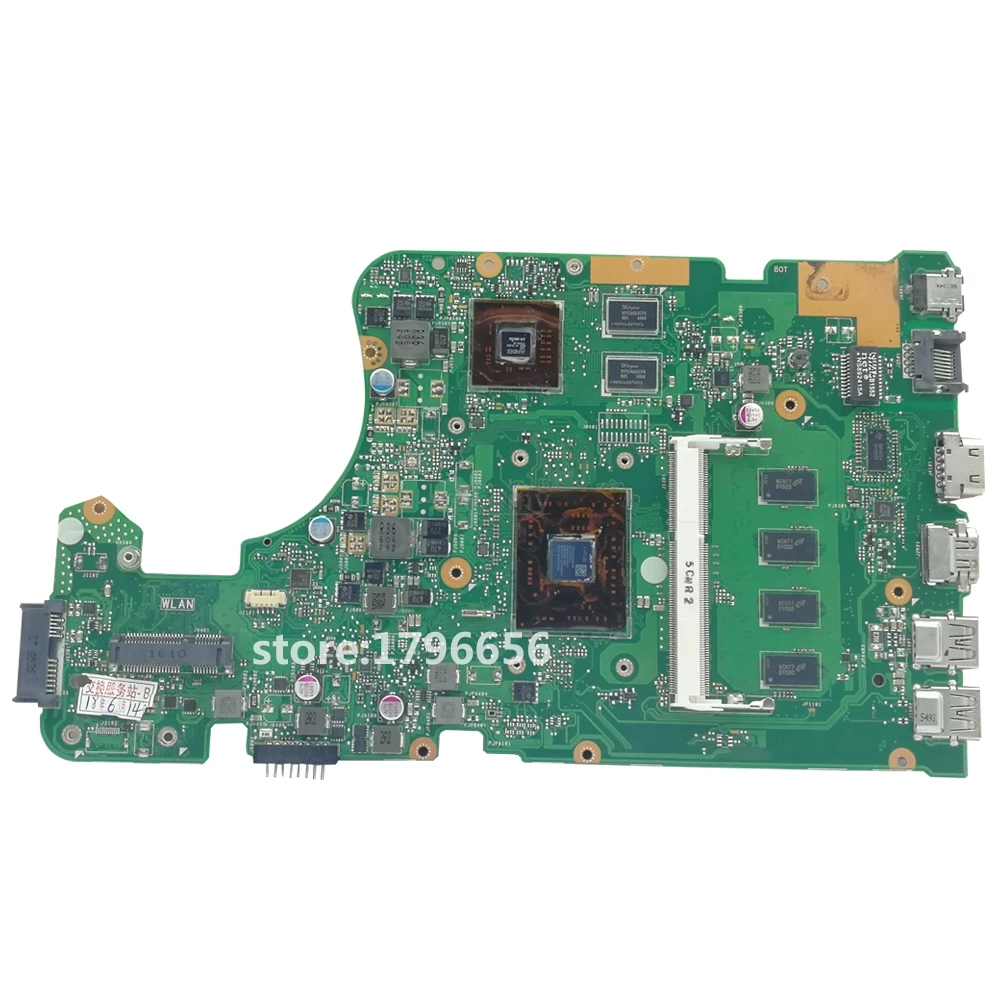 X555Yi X555DG محمول اللوحة الأم ل ASUS X555D X555DG X555Y X555Yi اللوحة اللوحة اختبار 100% موافق 4 GB RAM A4-7210U 4 النوى