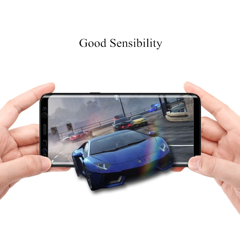 Полное покрытие закаленное стекло полный клей Защита экрана для Samsung Galaxy S10 Plus S8 S9