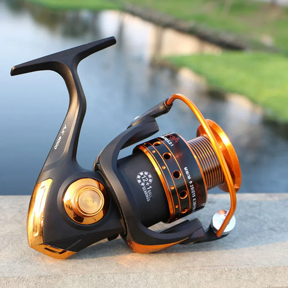 1 Bearing Balls 500-9000 Series Carrete de Pesca Spinning Fishing Reel 12BB