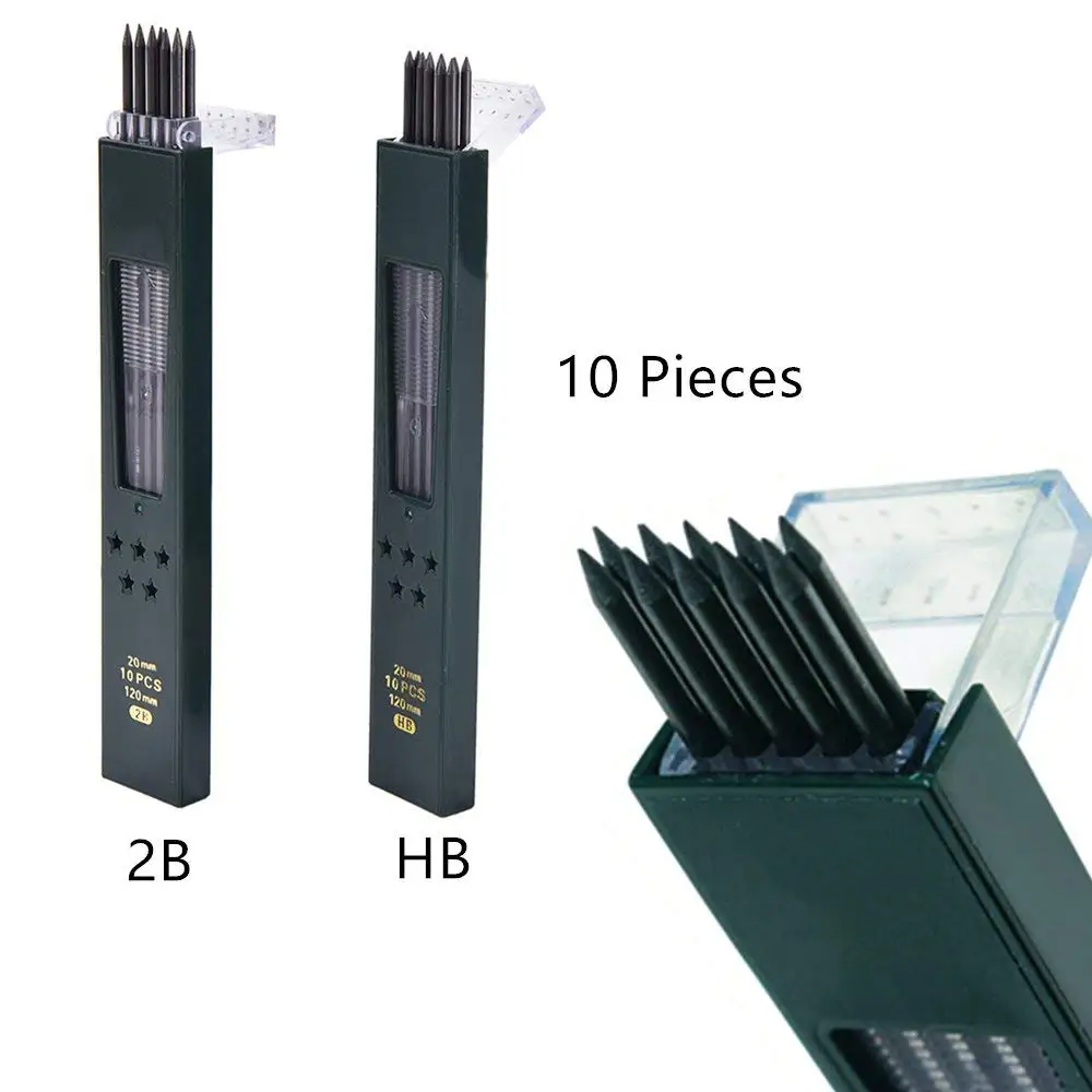 Mylifeюнит 2,0 мм механический карандаш с 2B проводами и HB проводами для чернового рисования плотник крафт-арт эскизов