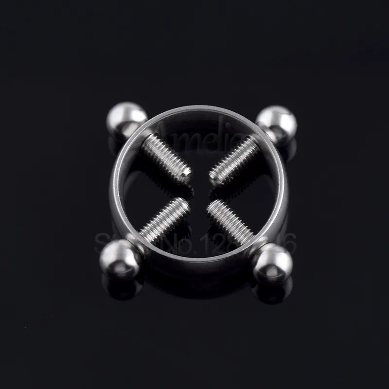 Stainless Steel Metal Breast Clips Nipples Clamps Papilla Stimulator In Adult Games , Erotic Sex Products Flirt Toys For Women