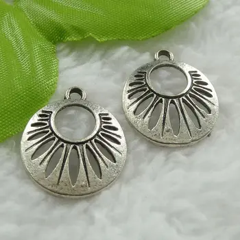 

160 pieces antique silver nice charms 22x19mm #660