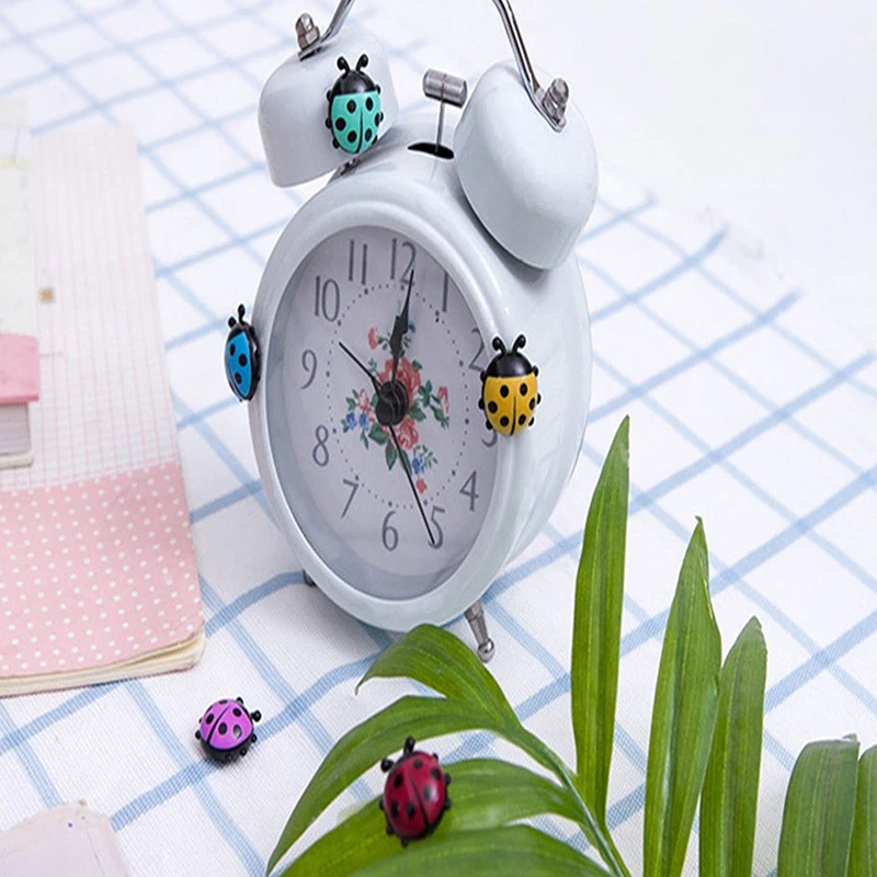 6pcs DIY   Mini Ladybug Fridge Magnet Stickers Decal Home Cabinets Decor