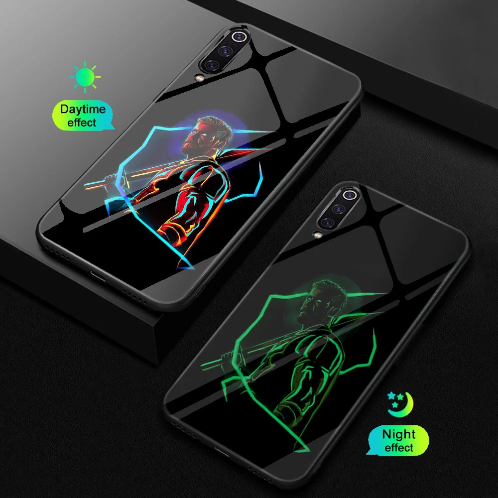 

ciciber Phone Case for Redmi Note 7 6 5 Pro Plus Glass Cover for Xiaomi 9 A2 8 6X MIX 2 2S PocoPhone F1 Marvel Avengers Raytheon