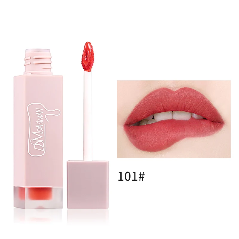 D.S.M Glitter Lip Gloss Sexy Private Label Lip Stain Base Pigment Beauty 6 Colors Clear Lipgloss Set - Цвет: 101