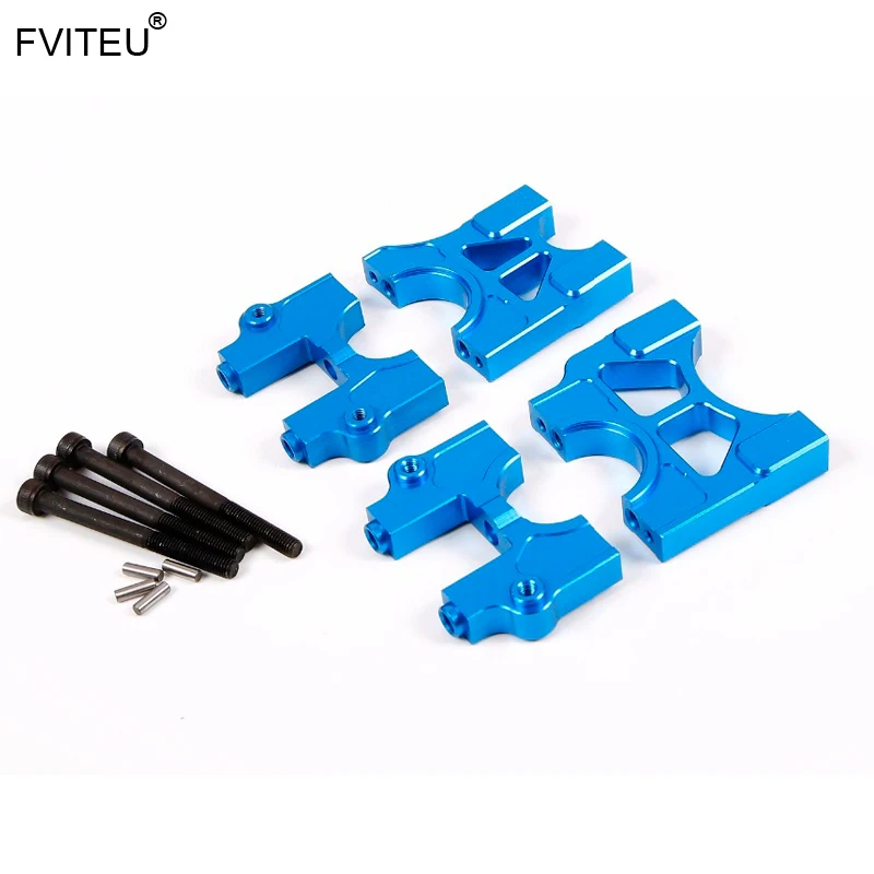 

FVITEU CNC Alloy Differential Diff Split Rack Stents Support Stand kit for Losi 5iveT Rovan LT