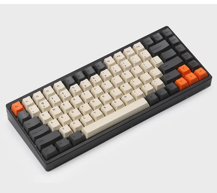 УГЛЕРОДНЫЙ краситель-sub keycaps OEM Профиль поддержка ISO макет для KBD75 механическая клавиатура