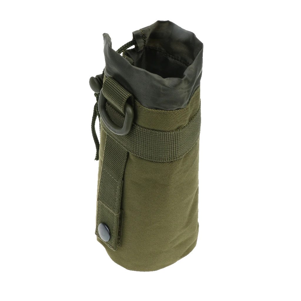 Molle Water Bottle Pouch Kettle Bag Holder Outdoor Sports Fishing Hunting Tactical Military Water Bottle Bag Waterproof Nylon