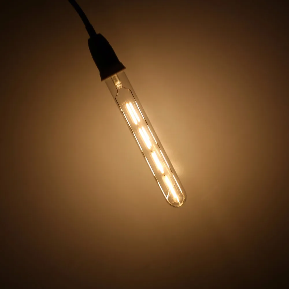 1 шт. ампулы свечи Luz E27 T30 светодиодный Эдисон лампы 2 Вт 3 4 5 6 7 8 накаливания