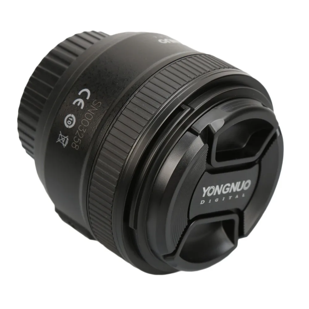 YONGNUO YN 50 мм f/1,8 AF объектив Apertura YN50mm Messa A Fuoco Automatica Grande Apertura для Nikon Dslr поставляются AF-S 50 мм 1,8 г