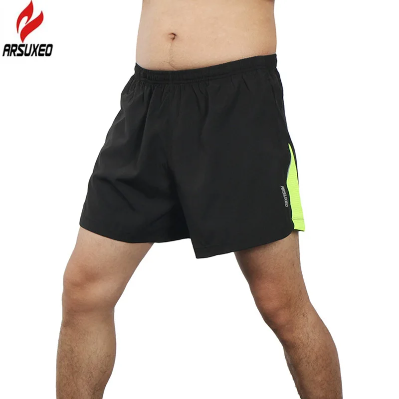 ARSUEXO Men's 2 In 1 Men's Running Shorts Men Sport Shorts Marathon Tennis Fitness Crossfit GYM