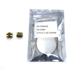10 шт. SMD 3225 осциллятор с активным кристаллом OSC 24 576 МГц м 3 2*2 5 В