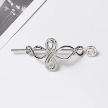 1 шт., новинка,, большие кельтские узлы, заколки-короны, заколки для волос, аксессуар для слайдов для женщин