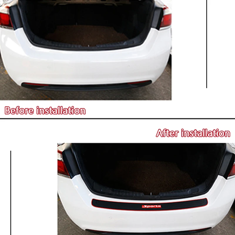 Автомобильная наклейка на задний бампер для Alfa Romeo Chevrolet Aveo Captiva Ford Focus Fiesta