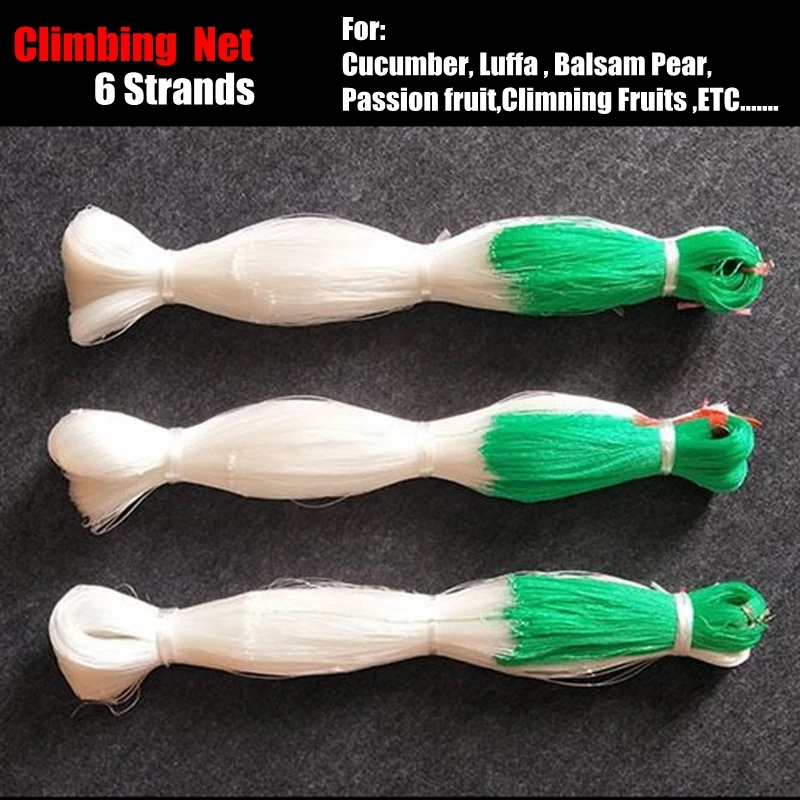 1pc Mesh20*20cm 6Strands Climbing Net Cucumber Luffa Plants Supports Net Agriculture Vegetable Garden Holder Brackets Easy Use 1pc Mesh20*20cm 6Strands Climbing Net Cucumber Luffa Plants Supports Net Agriculture Vegetable Garden Holder Brackets Easy Use