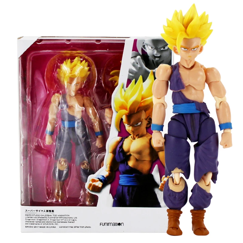 

SHFiguarts Dragon Ball Z Super Saiyan Son Gohan Battle Damage PVC Action Figure Collectible Model Toy 14cm KT4233