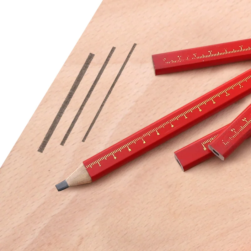 

5pcs/10pcs Carpenter Pencils HB Black Lead Scribe 175mm Woodworking Marker Simple Pencil Tool For Carpentry