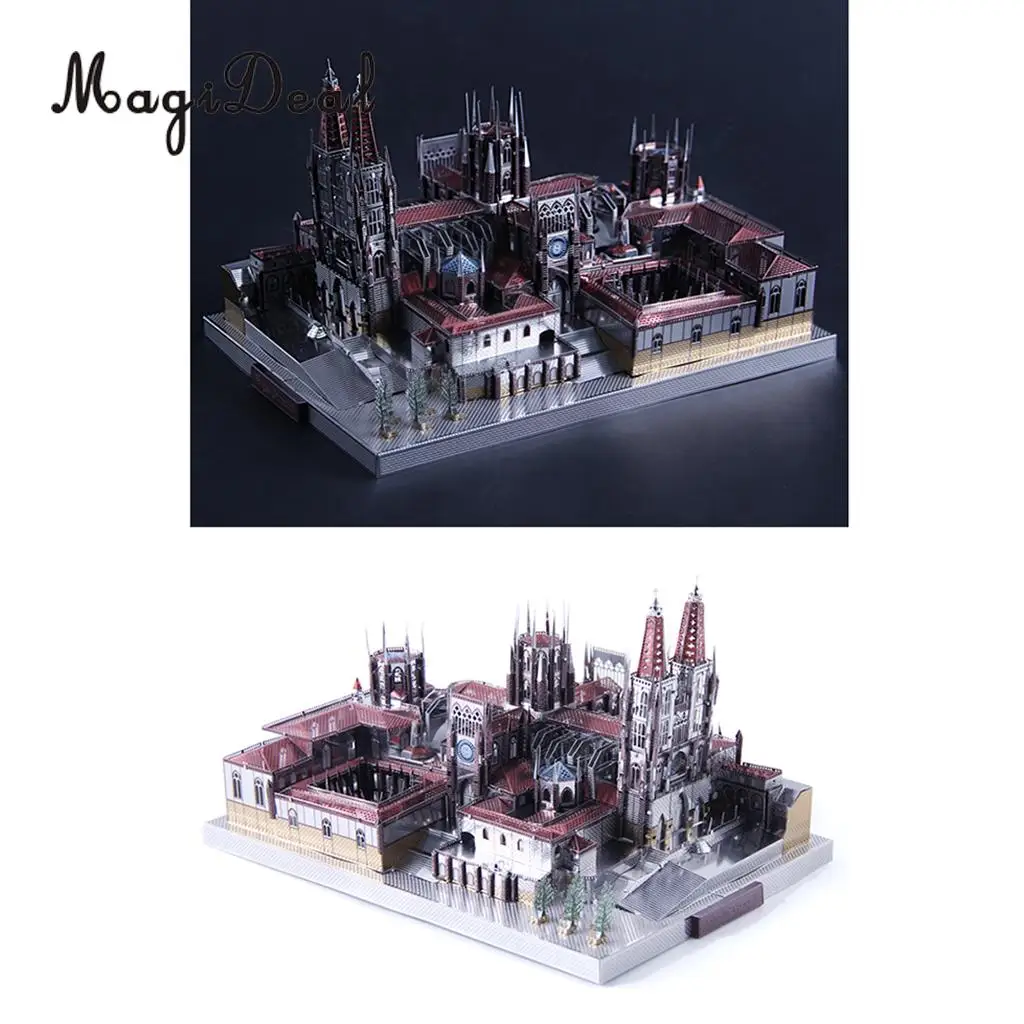 229 Pieces 3D Metal Art Sculpture Model Assembly Kits - Burgos Cathedral