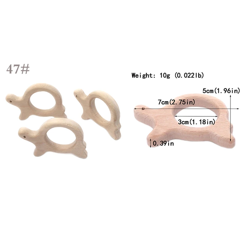 1 шт. детские деревянные Прорезыватели для зубов, деревянные игрушки для прорезывания зубов, деревянные аксессуары для прорезывания зубов, подарки для детского душа