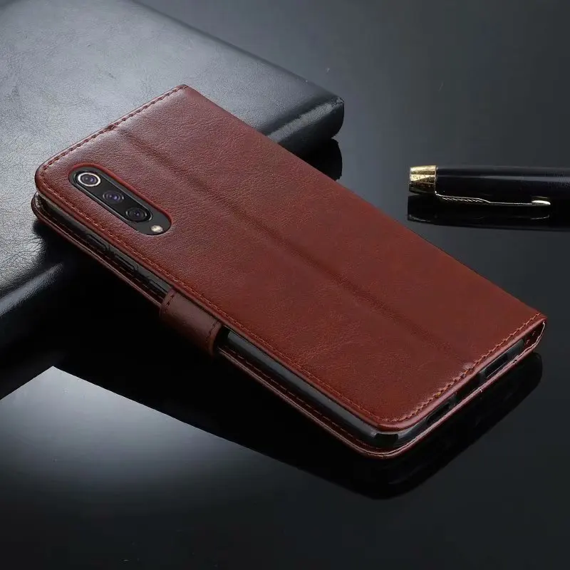 Роскошный флип-чехол в ретро стиле Redmi 7 для Xiaomi GO чехол-кошелек Note 6 5 Pro 6A Mi 9 SE |