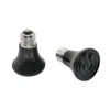 Pet Heating Light E27 25W~100W Small Conical Ceramic Emitter Heat Bulb Black For Reptile Pet Brooder Lamp 1Pc 1