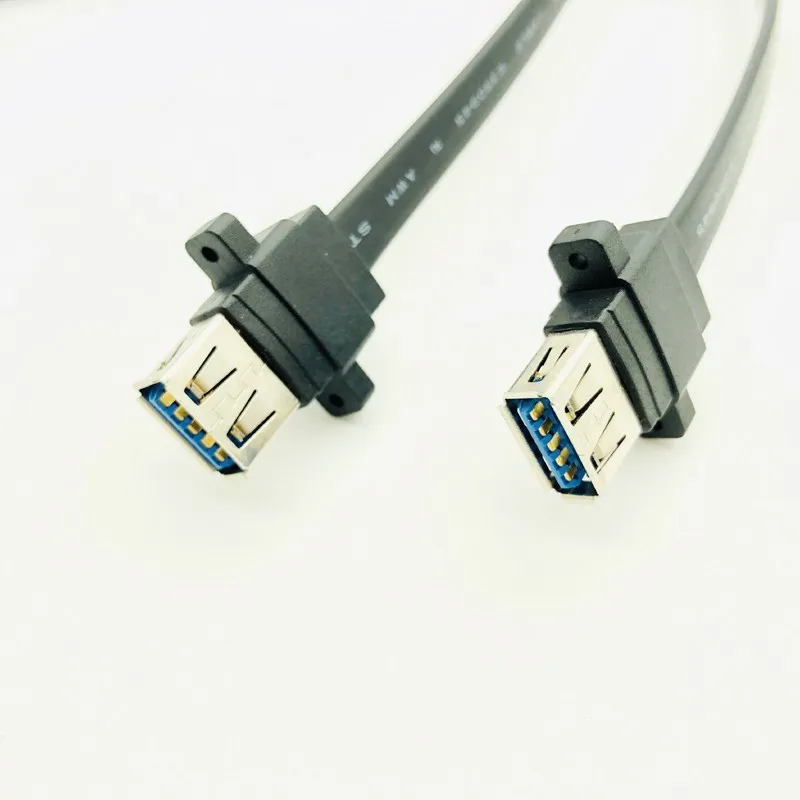 H1111Z разъем USB 3 0 крепление для панели два порта гнездовой винтовой панельный