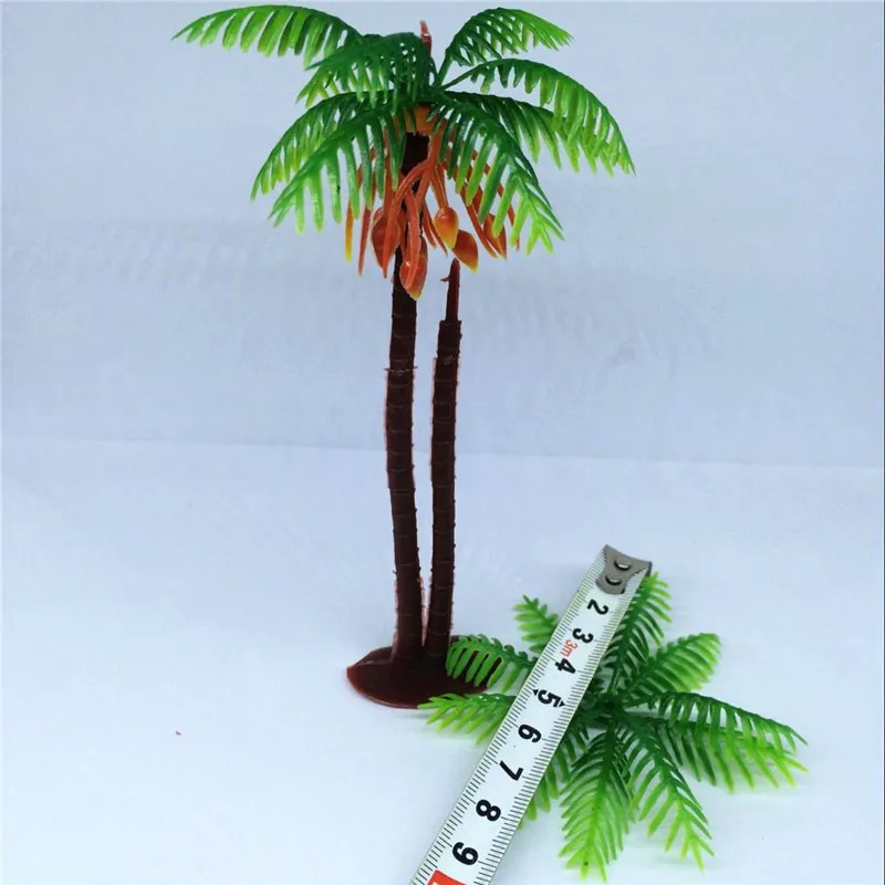 Artificial Flowers High Quality 10pcs Mixed Model Trees Train Railways Architecture Wargame Scenery Layout 14cm Mini Lsp Tree