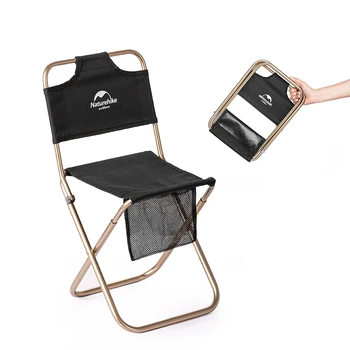 

Naturehike Portable Ultralight Small Campstool Outdoor Camping Chair Folding Stool Fishing Beach Alluminum Chair NH18M001-Z