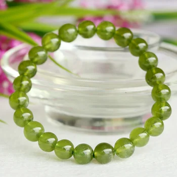 Natural Genuine Olive Green Idocrase Stretch Finish Bracelet Round beads 7-8mm 04028
Natural Genuine Olive Green Idocrase Stretch Finish Bracelet Round beads 7-8mm 04028
