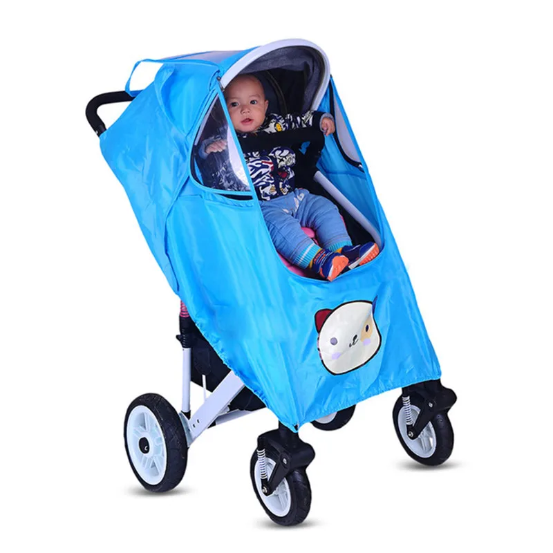 4 Colors Baby Stroller Accessories Universal Waterproof Rain Cover