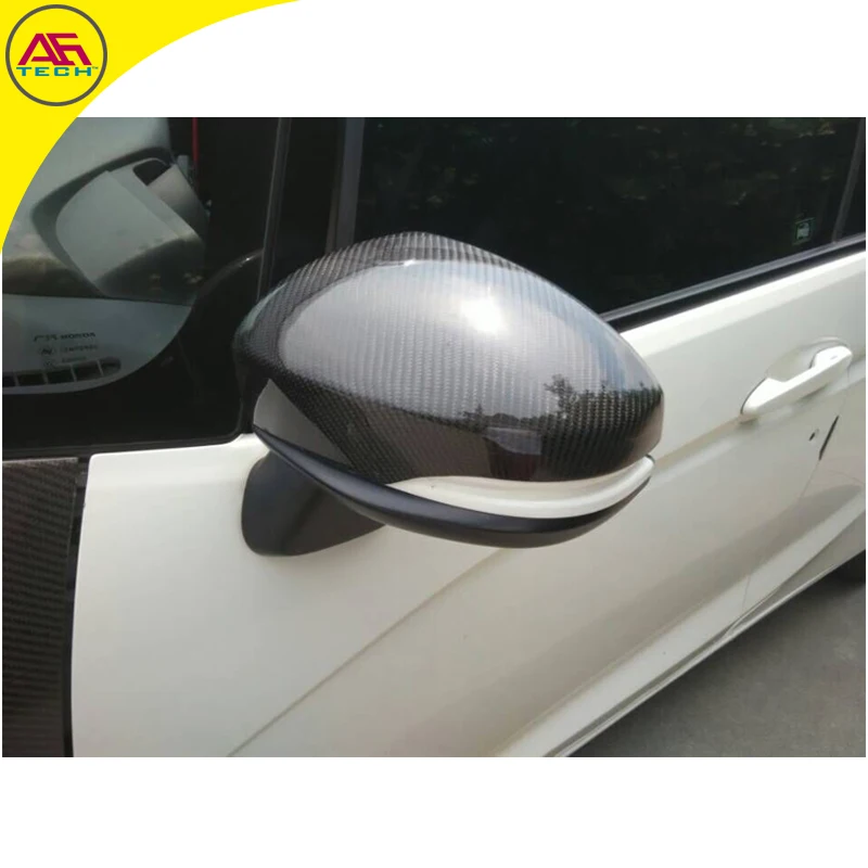 Carbon fiber add on Car side mirrors caps door mirrors auto rearview