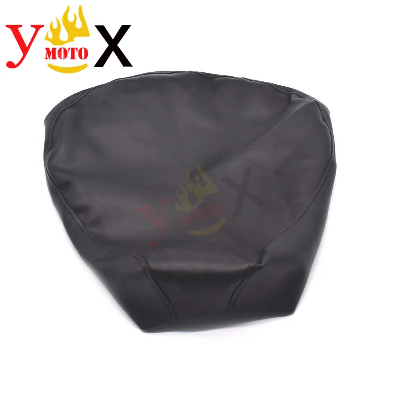 Сменный толстый черный чехол для сиденья мотоцикла из искусственной кожи защита от влаги для Yamaha V-Star 650 Dragstar XVS650