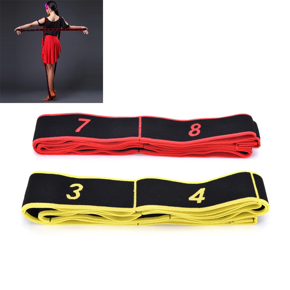 Kids Adult Latin Bands expander Pilates Yoga Stretch Resistance Bands Fitness Elastic Crossfit dance training bands gymnastics