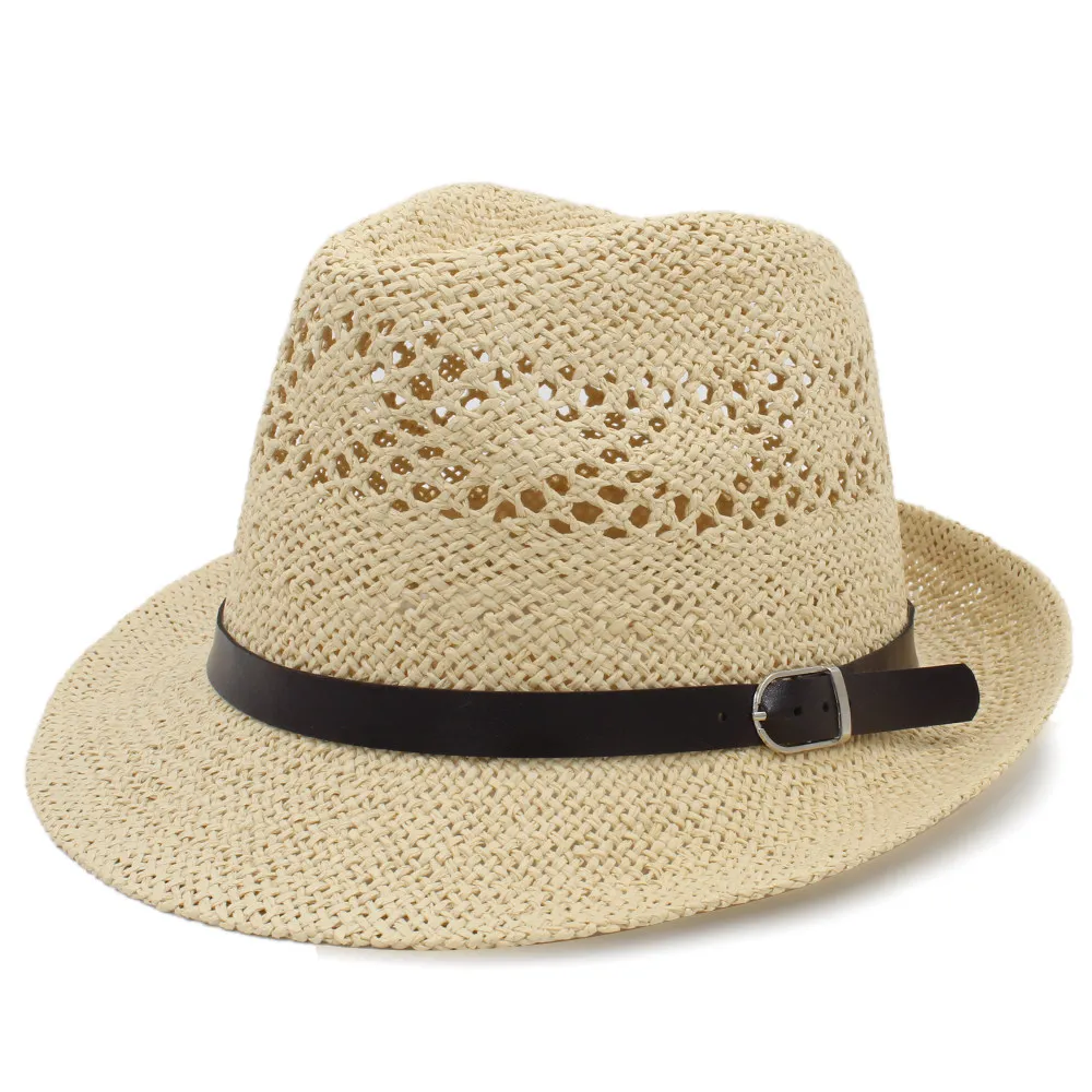 2019 модная летняя женская соломенная шляпа с широкими полями Панама для пляжа
