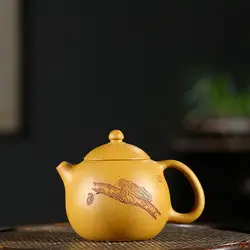 Полностью ручная НЕОБРАБОТАННАЯ руда золотого сечения глиняный горшок для заварки чая сохранить здоровье чайник кунгфу онлайн чайный