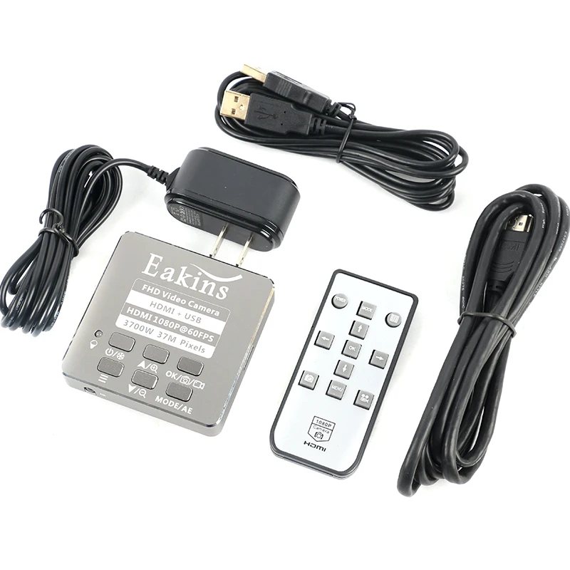  Microscope sets 37MP 1080P 60F/S HDMI Video Microscope Camera 130X Lens 56 LED Light For phone Moth