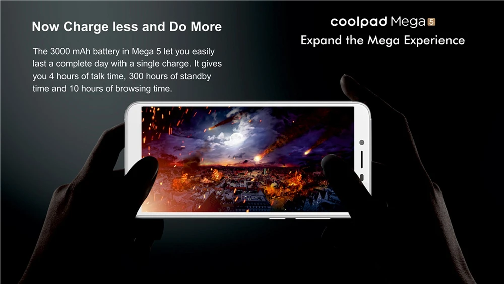 Мобильный телефон Coolpad Mega 5 4G LTE четырёхъядерный процессор MTK6739 3 ГБ 32 экран 77 дюйма